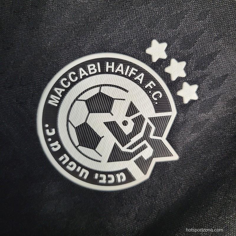 23/24 Maccabi Haifa Away Black Jersey