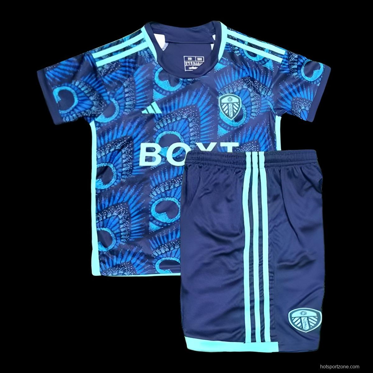 23/24 Kids Leeds United Away Jersey