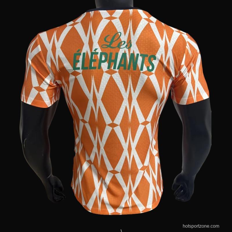 Player Version 2023 Ivory Coast Home Jersey