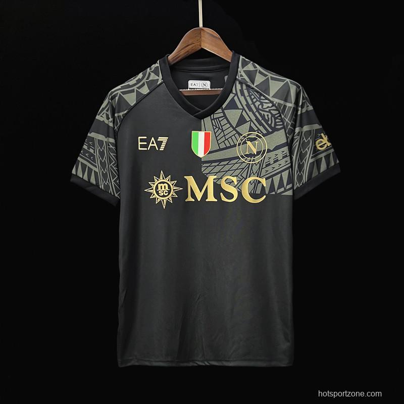 23/24 Napoli Third Black Jersey