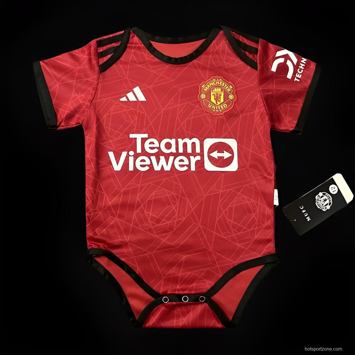 23/24 Baby Manchester United Home Jersey