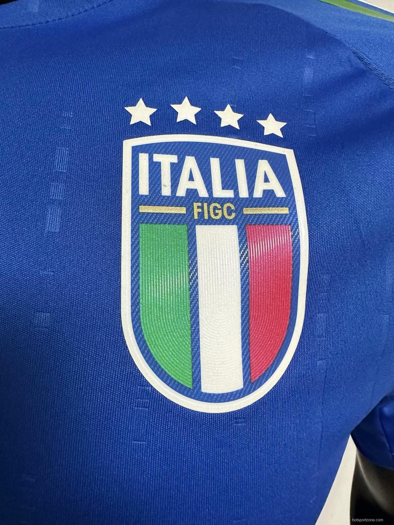 Player Version 2024 Italy Home Jersey