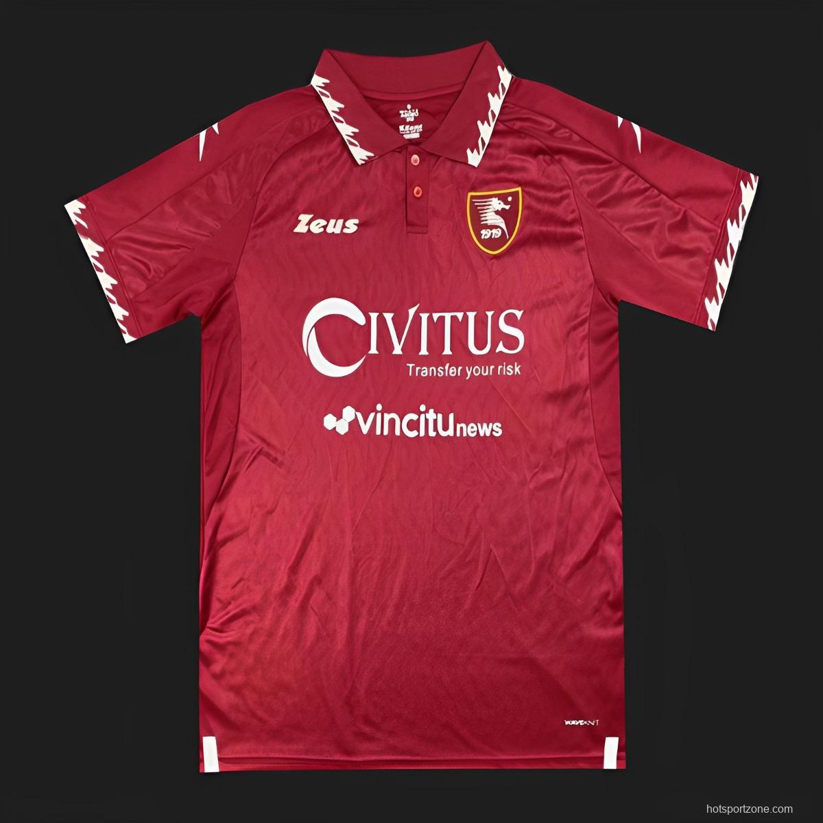 23/24 Salernitana Home Jersey