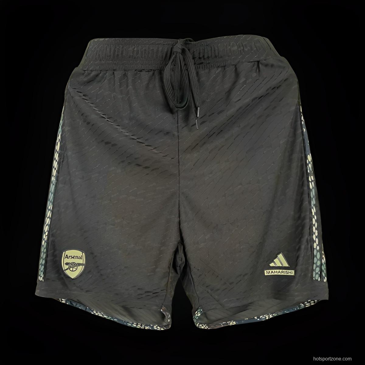 Player Version 23/24 Adidas x Maharishi Arsenal Pre-match Shorts