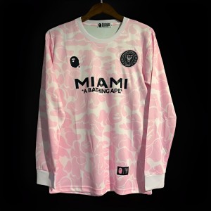 23/24 Inter Miami XBape Pink Special Long Sleeve Jersey