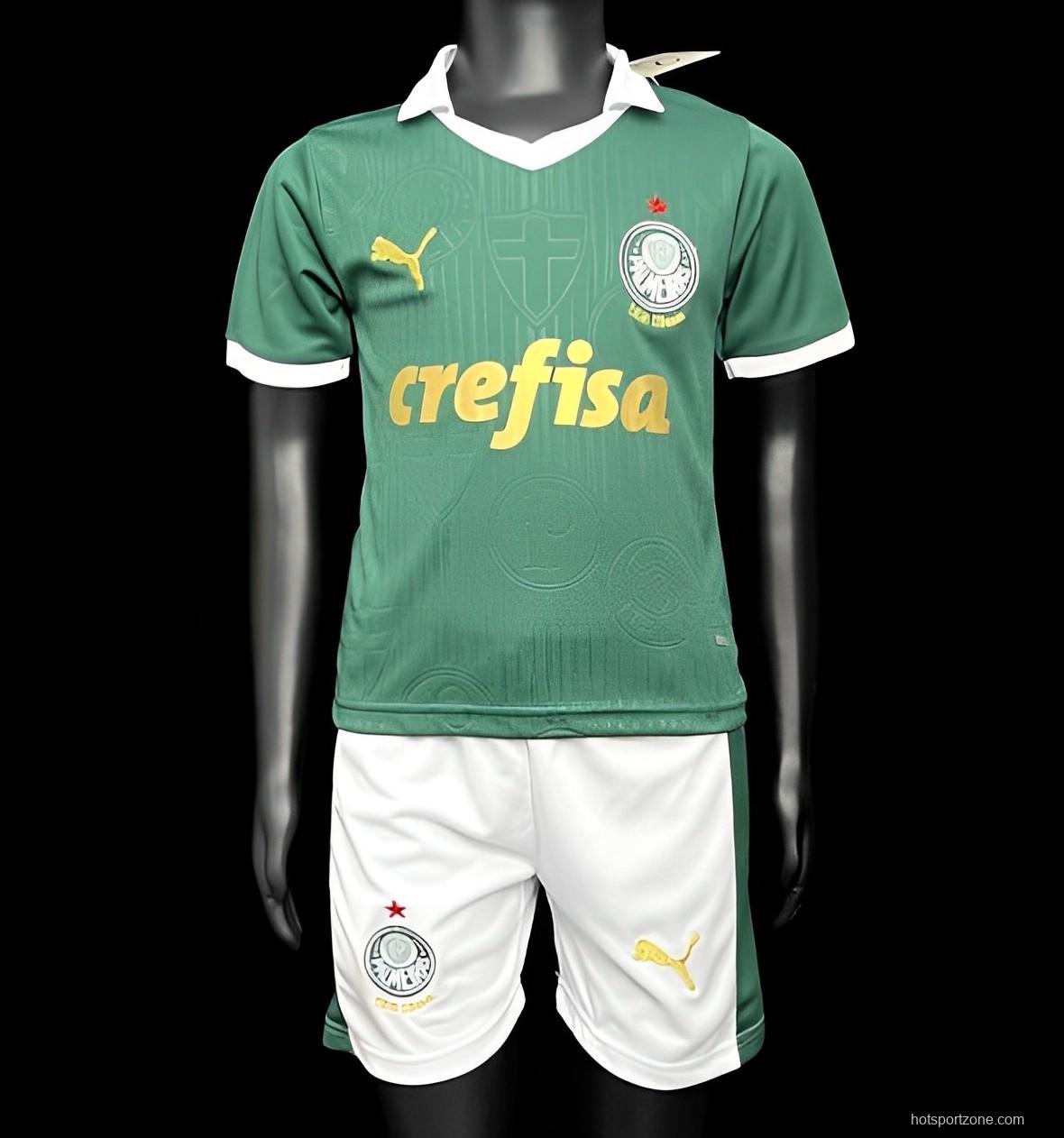 24/25 Kids Palmeiras Home Jersey