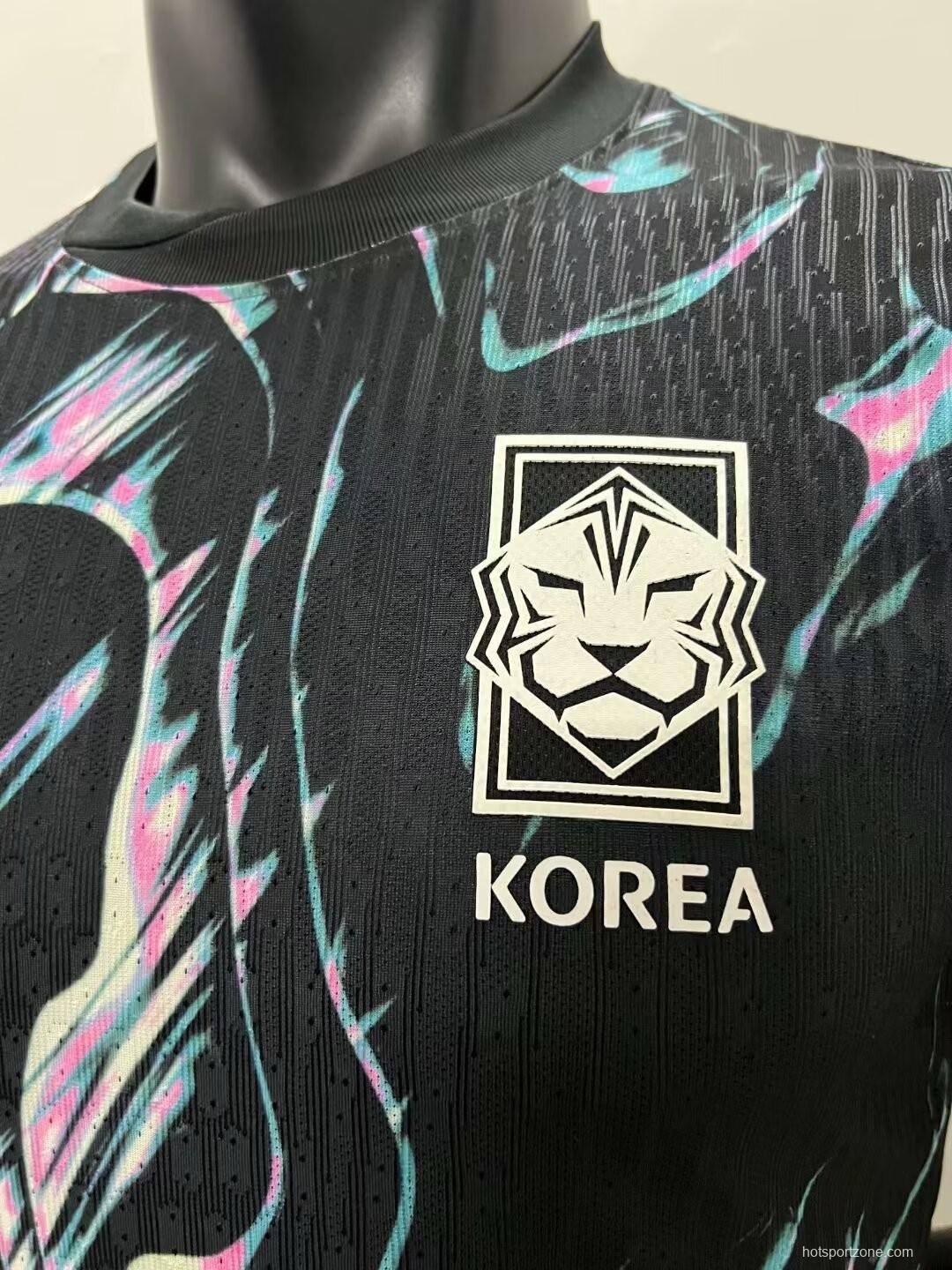 Player Version 2024 Korea Away Black Jersey