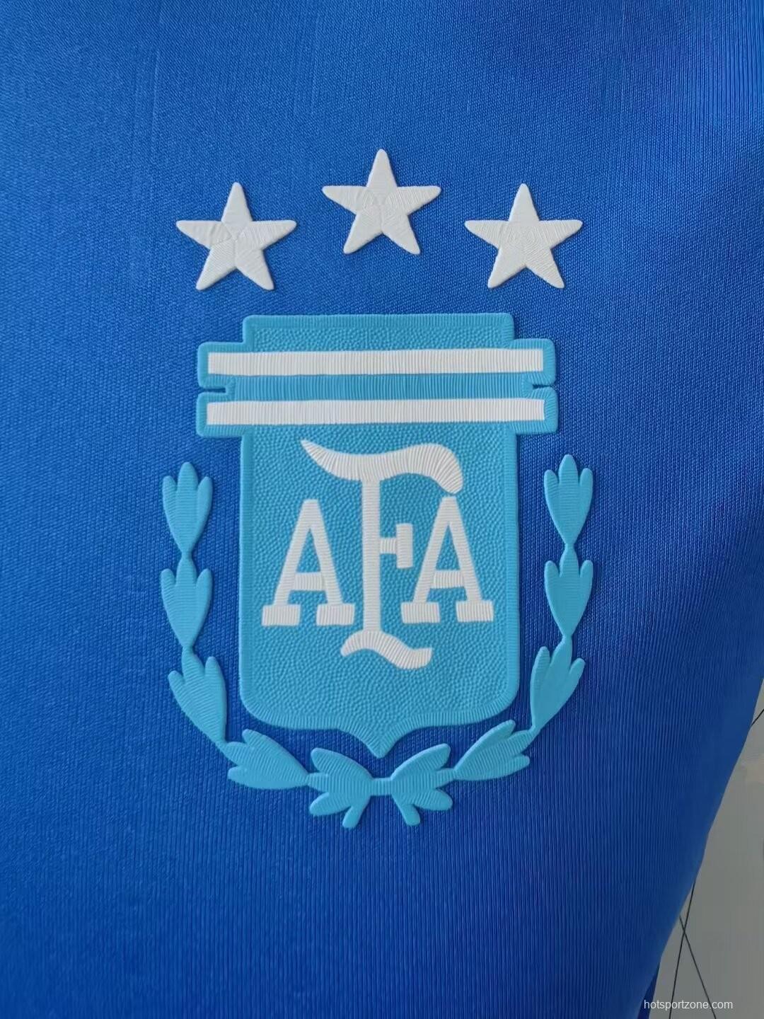 Player Version 2024 Argentina Away Blue Jersey