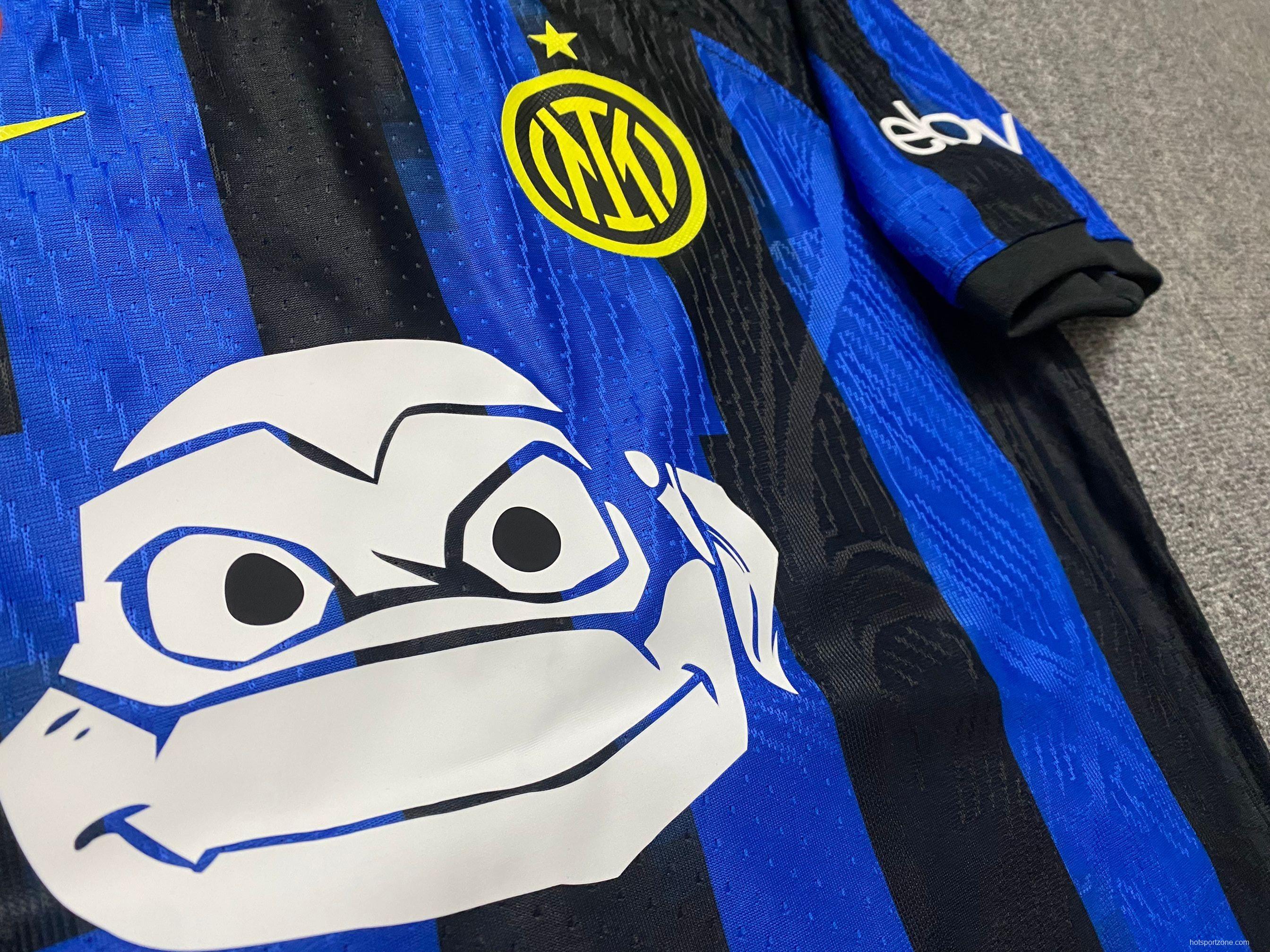 Player Version 23/24 Inter Milan Ninja Turtles Home Jersey