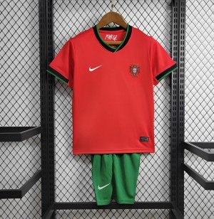 2024 Kids Portugal Home Jersey