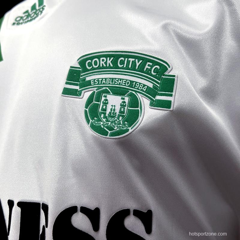 Retro 1992/94 Ireland Cork City Away Soccer Jersey