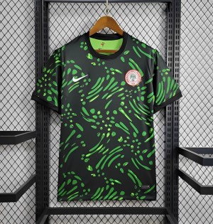 2024 Nigeria Away Green Black Jersey