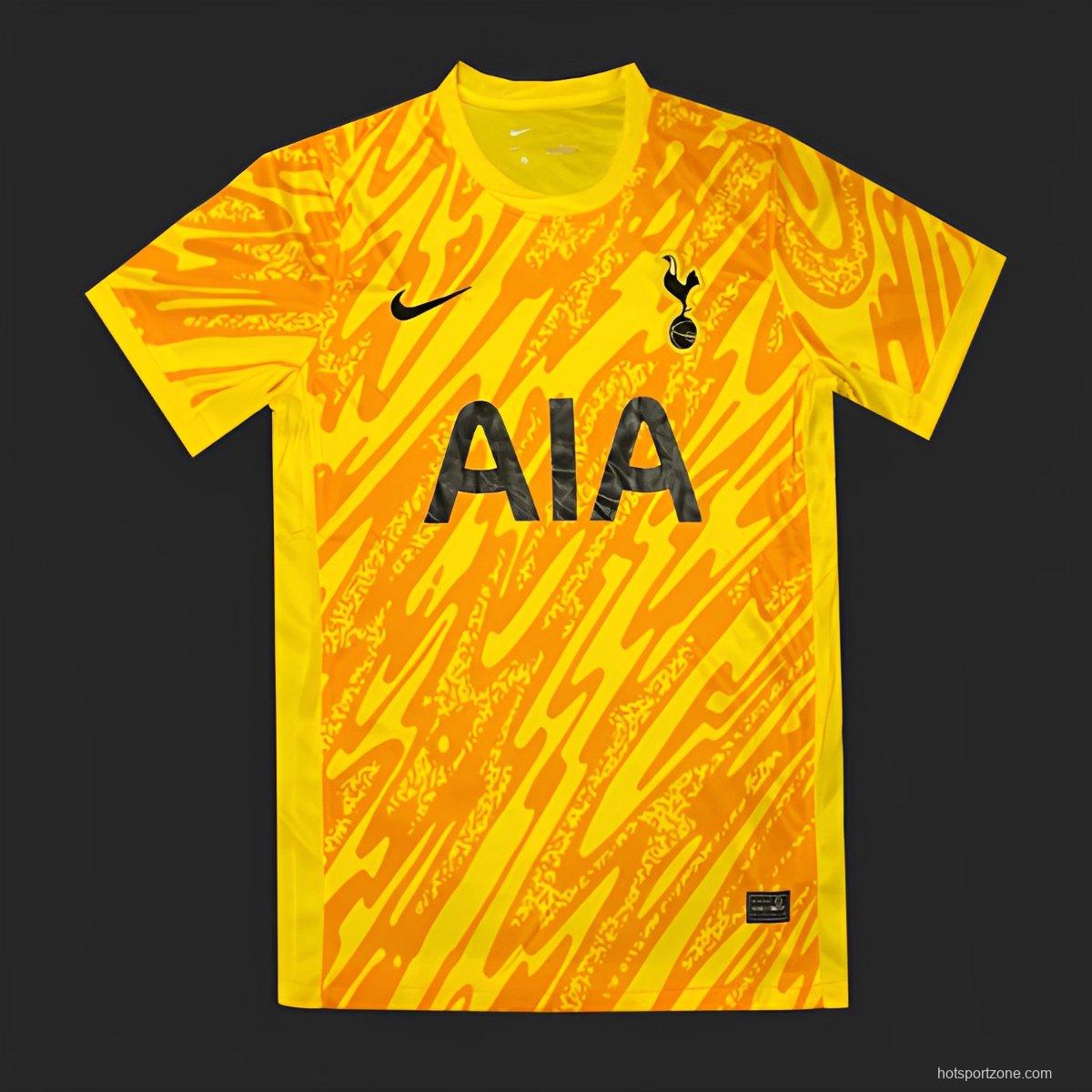 23/24 Tottenham Hotspur Yellow Goalkeeper Jersey
