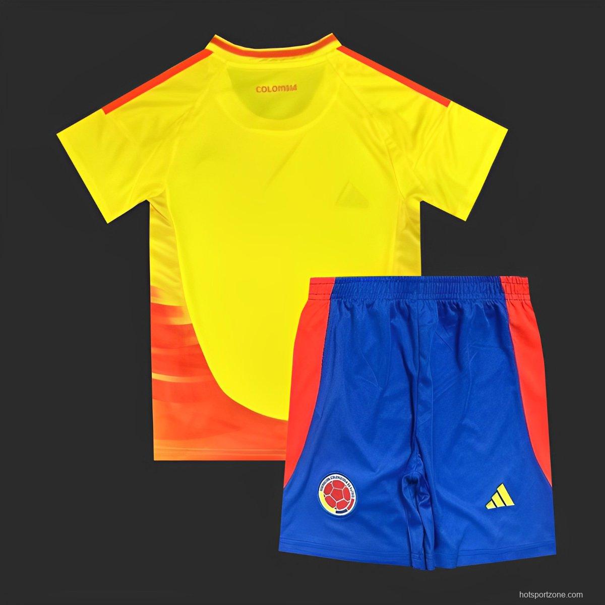 2024 Kids Colombia Home Jersey
