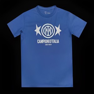 23/24 Inter Milan CAMPIONI D'ITALIA Blue T-Shirts