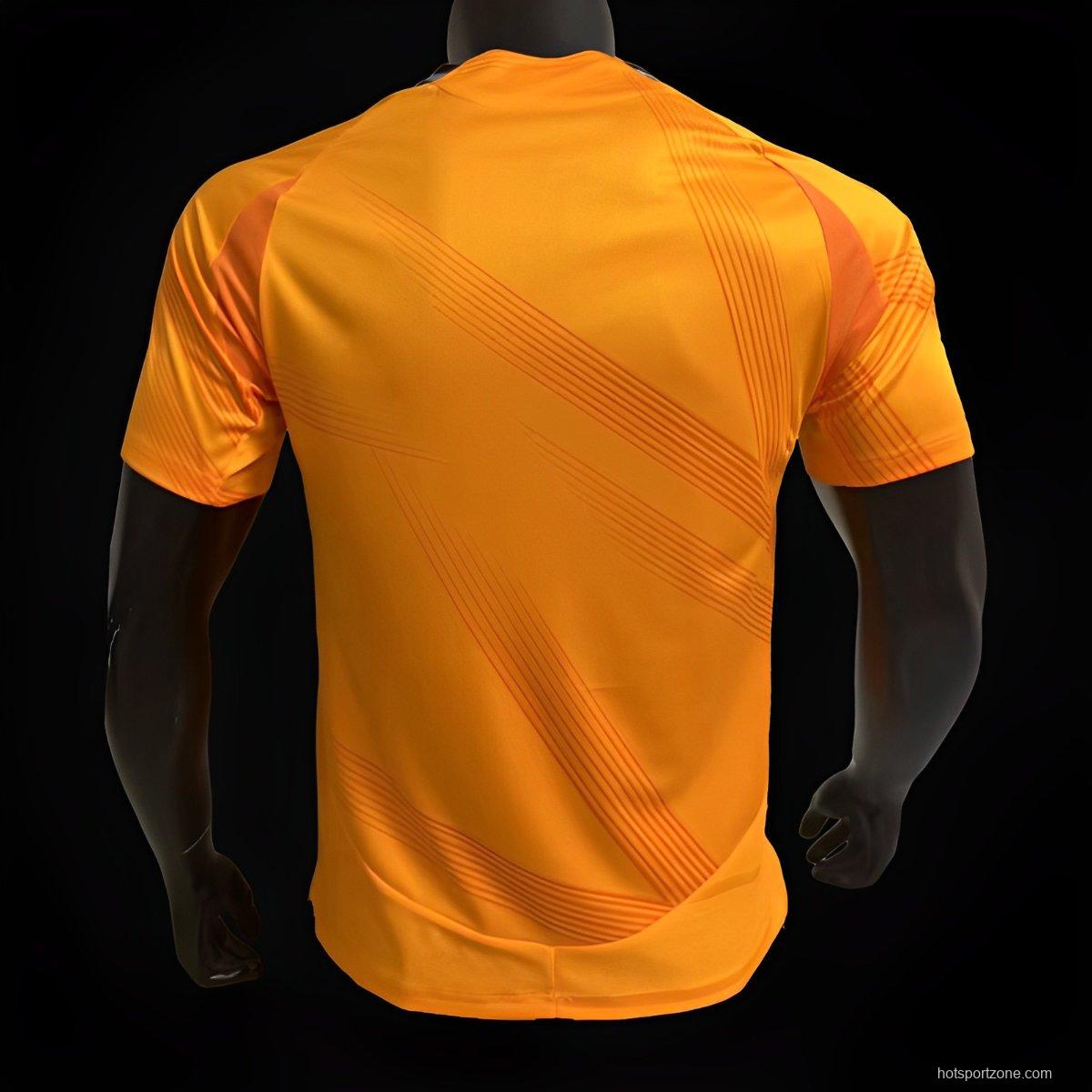 Player Version 24/25 Real Madrid Away Orange Jersey