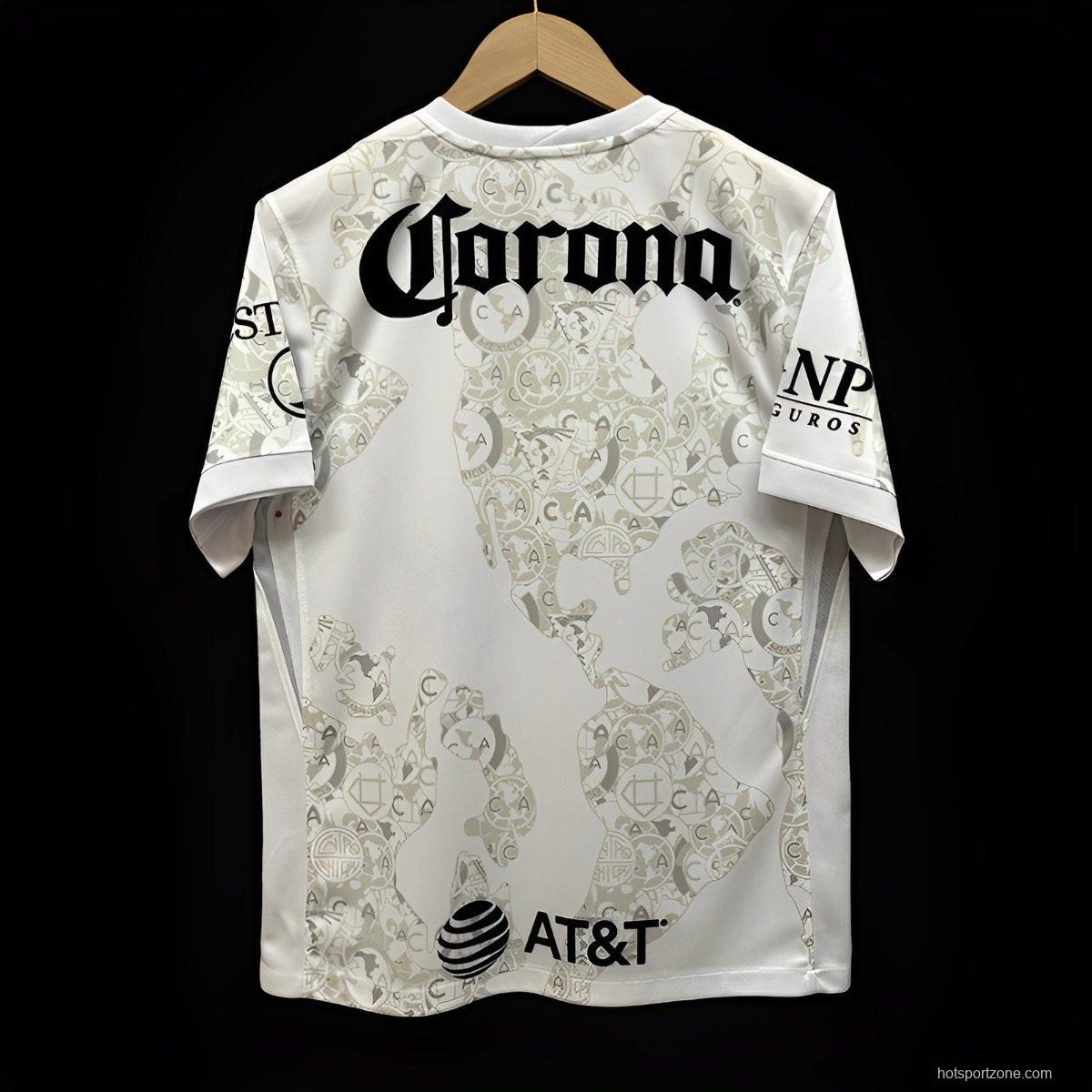 24/25 Club America White Goalkeeper Jersey