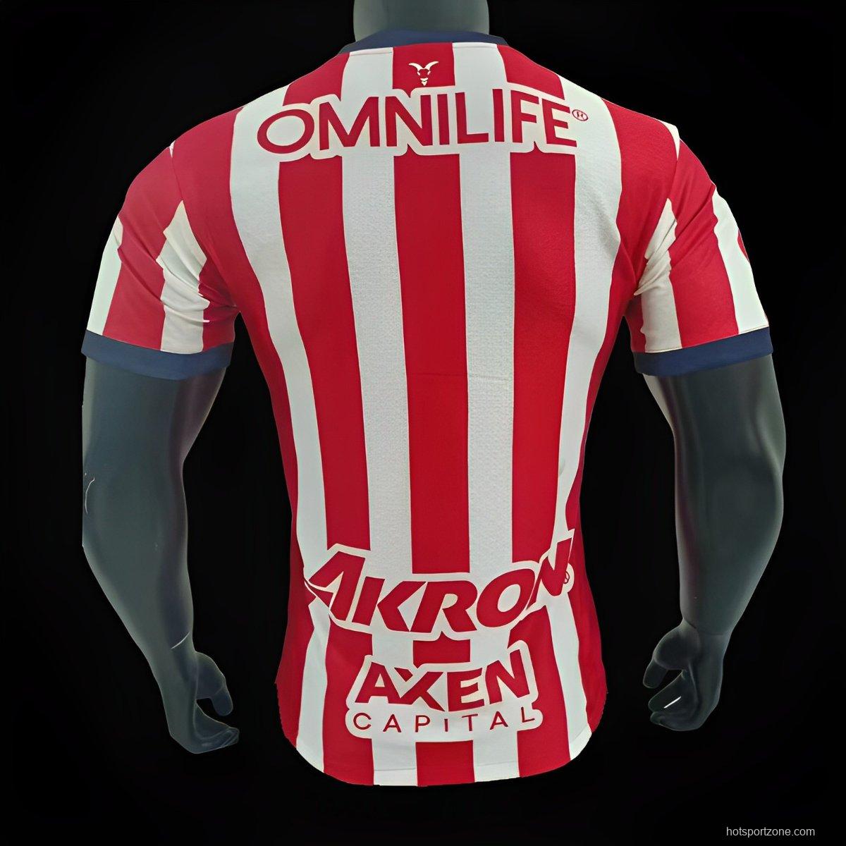 Player Version 24/25 Chivas Guadalajara Home Jersey