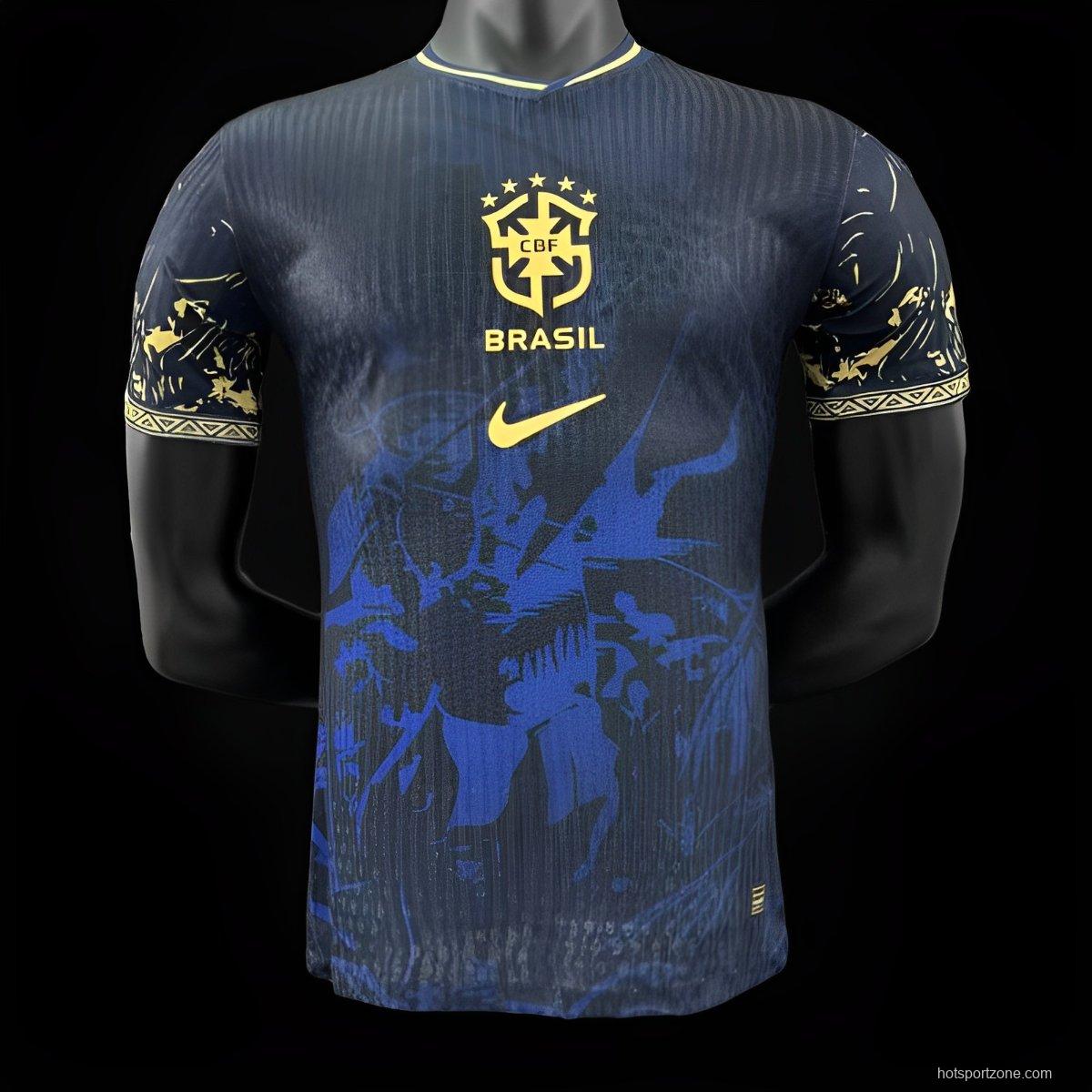 Player Version 2024 Brazil Navy Special Jersey