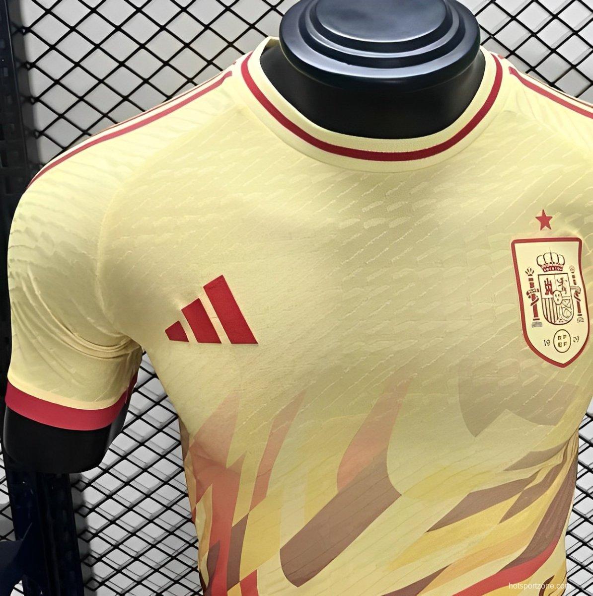 Player Version 2024 Spain Yellow Special Jersey