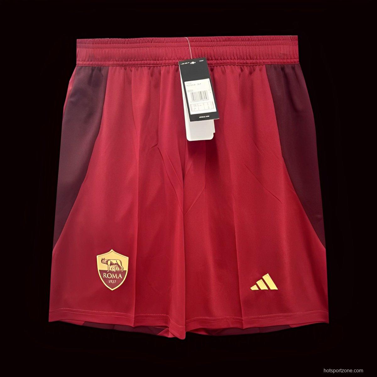 24/25 AS Roma Home Shorts