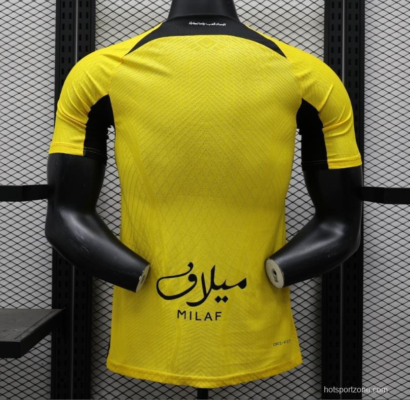 Player Version 24/25 Al-Ittihad Home Jersey