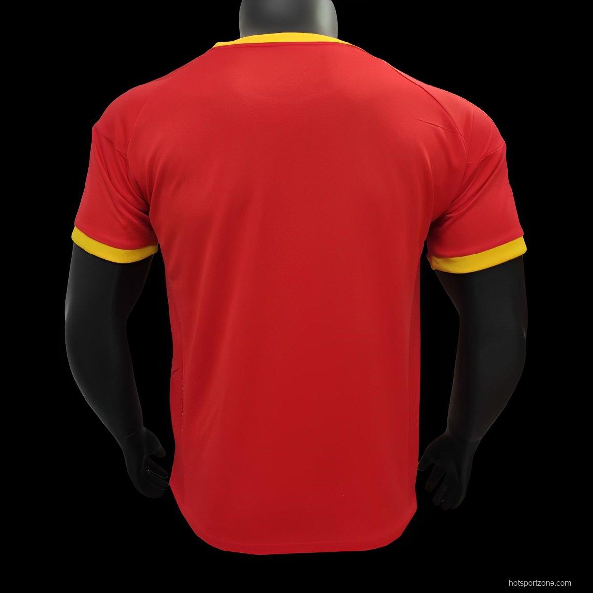 Retro 2002 Spain Home Jersey