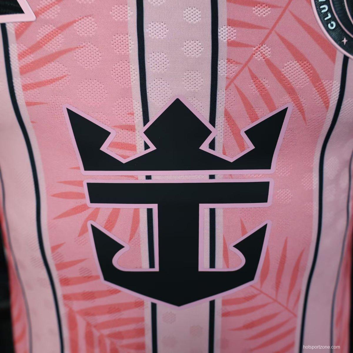 Player Version 25/26 Inter Miami CF Pink with Palm Leaf and Stripes Jersey