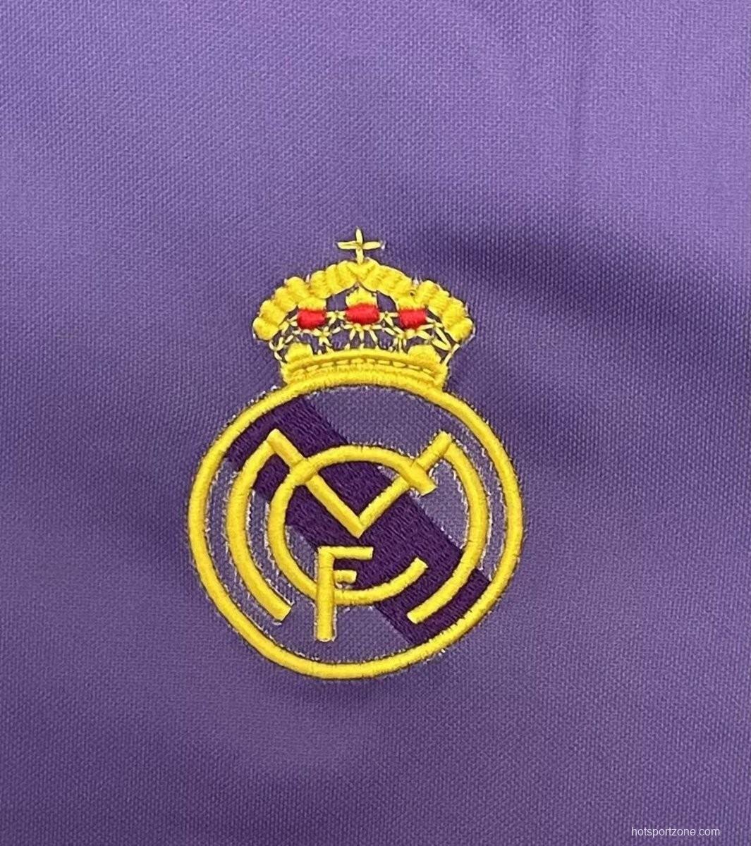 Retro 84/85 Real Madrid Away Purple Jersey