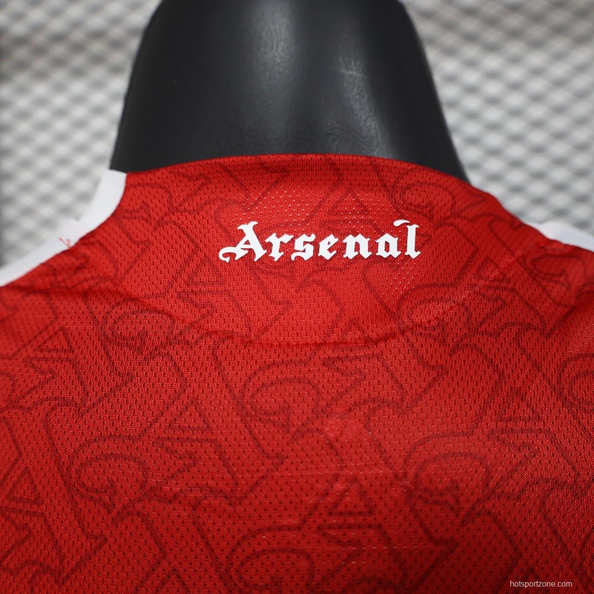 Player Version 25/26 Arsenal Home Long Sleeve Jersey