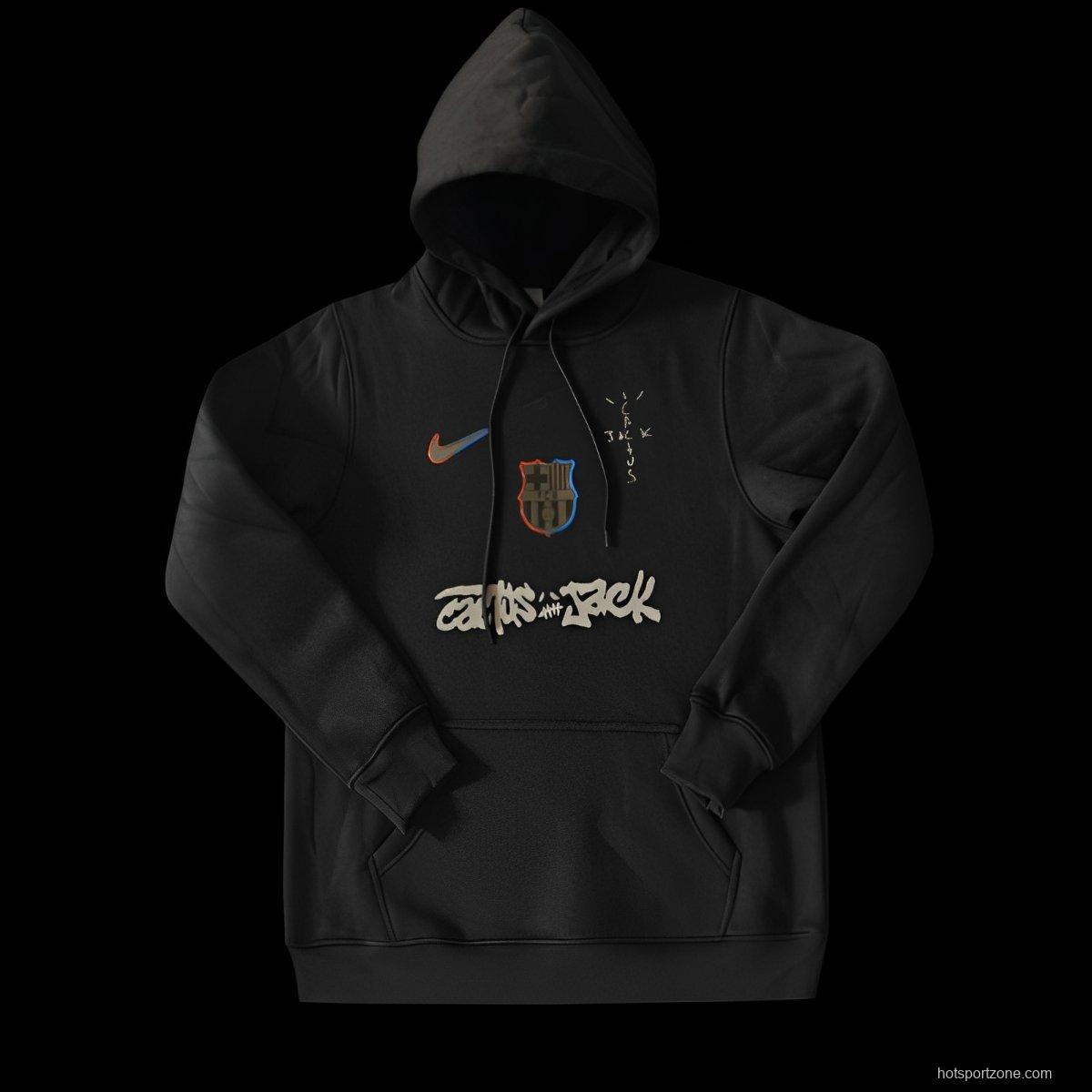 25/26 Barcelona Black Cactus Jack Hoodie -7 Colors