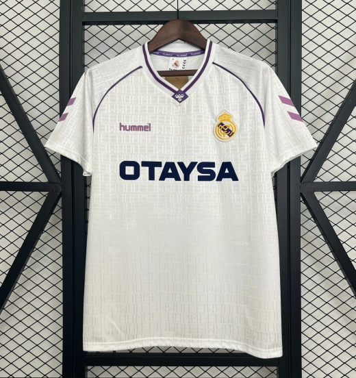 90/92 Retro Real Madrid Home Jersey