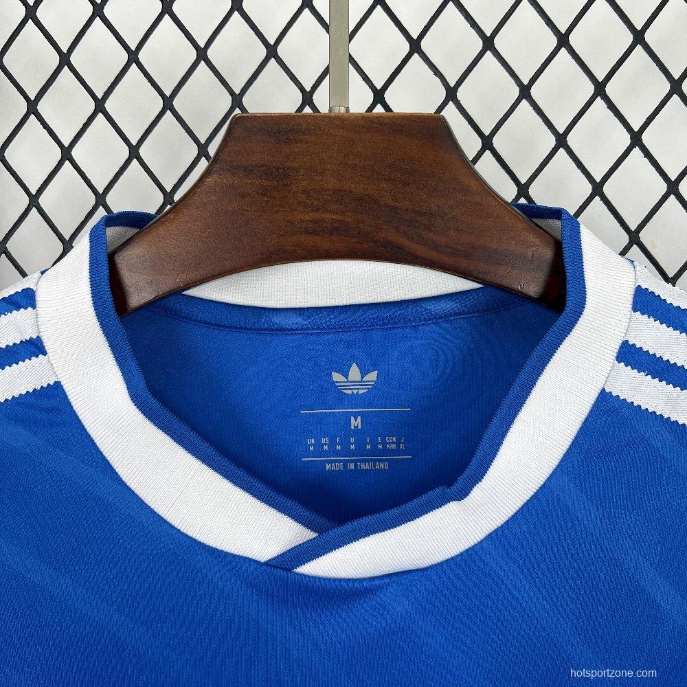 25/26 Real Madrid Third Blue Long Sleeve Jersey