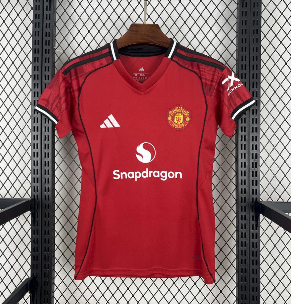 2025/26 Manchester United Home Women Jersey