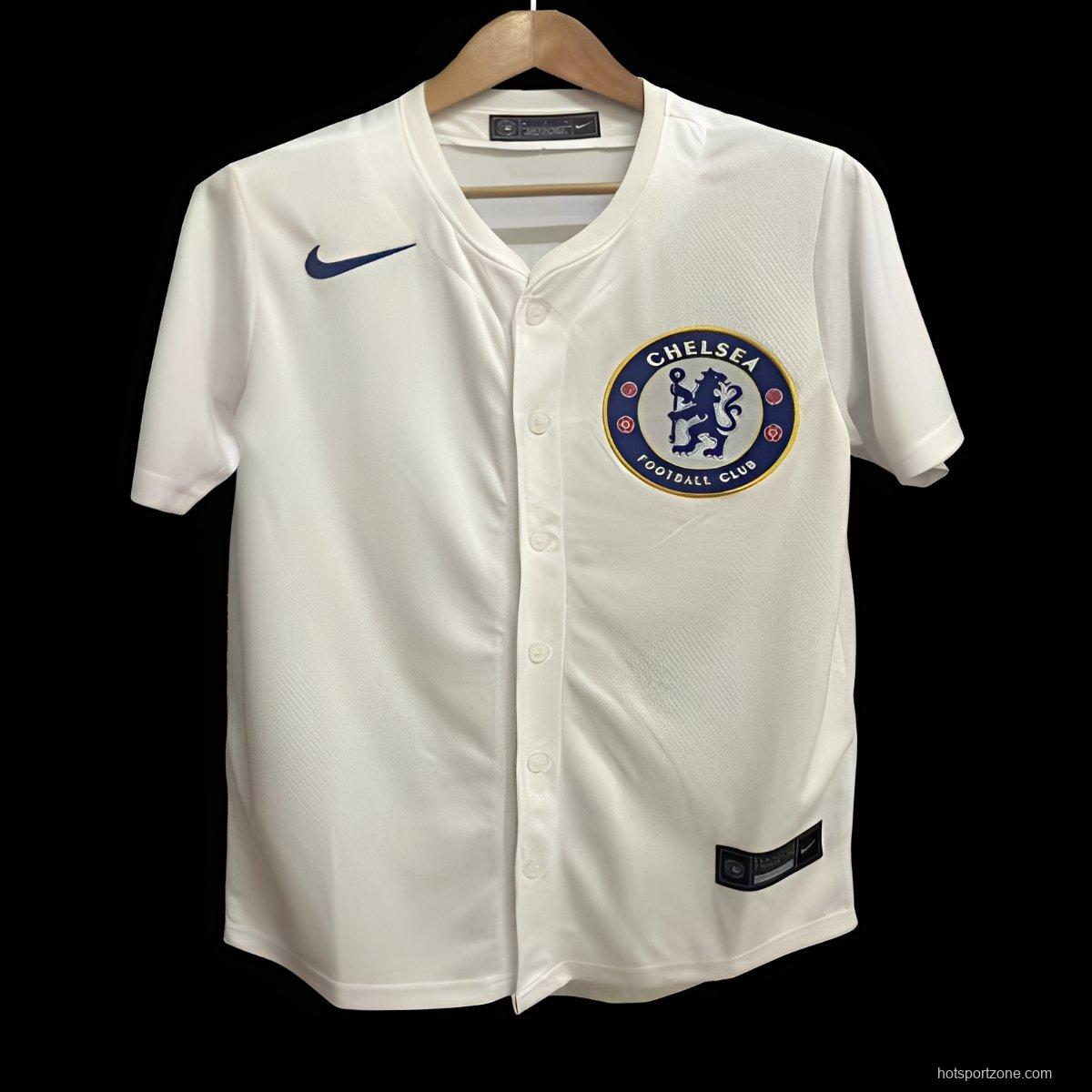 25/26 Chelsea US Pack Baseball WHITE Jersey