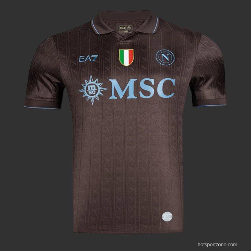 25/26 Napoli Third Black Jersey