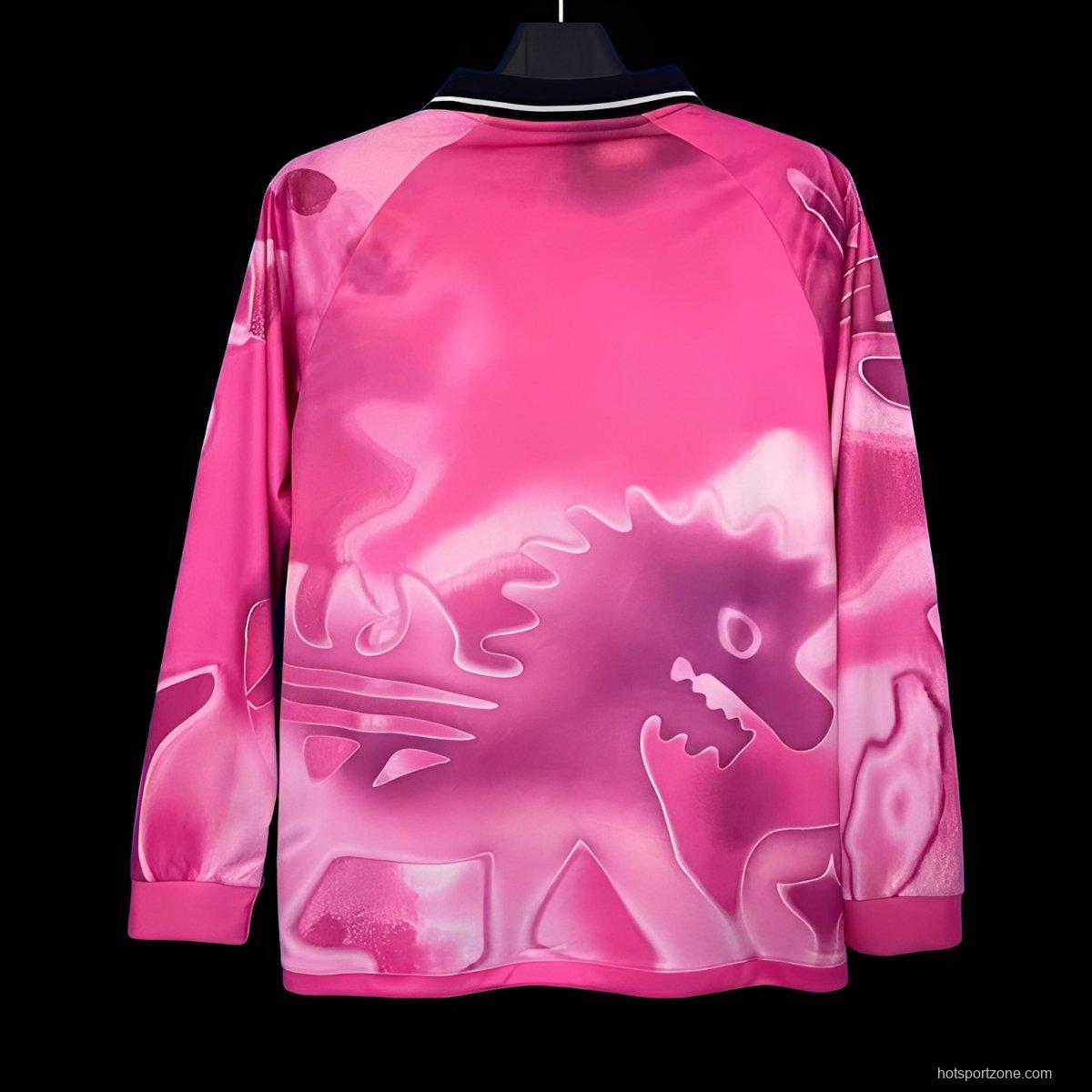 25/26 Kids Venezia Pink Goalkeeper Long Sleeve Jersey