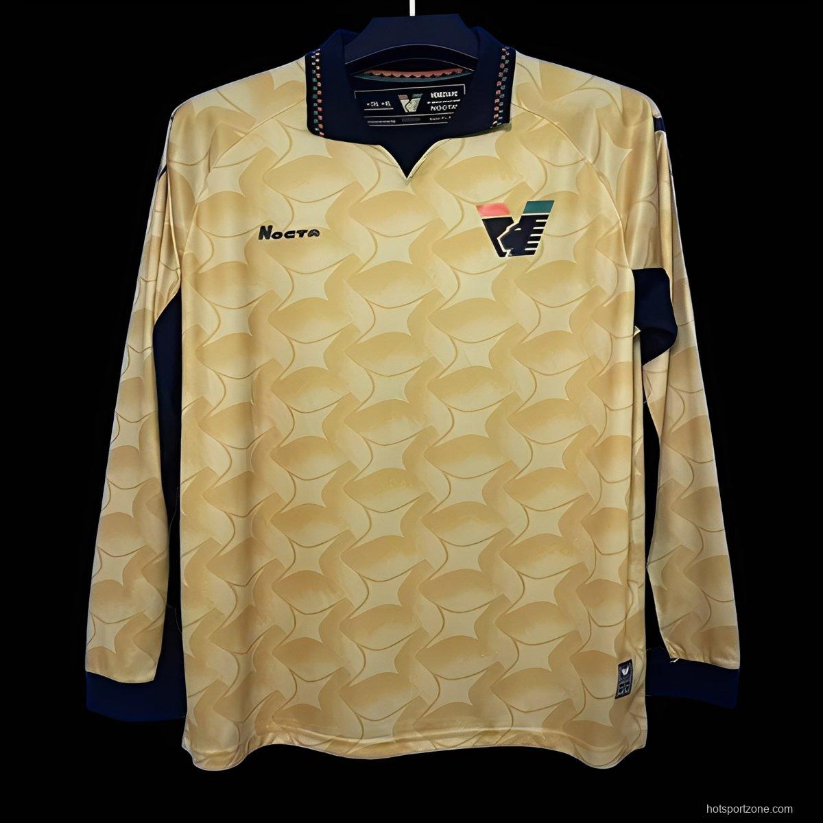 25/26 Venezia Golden Goalkeeper Long Sleeve Jersey