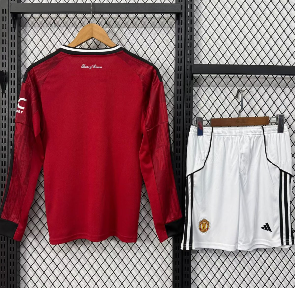 25/26 Kids Manchester United Home Long Sleeve Jersey
