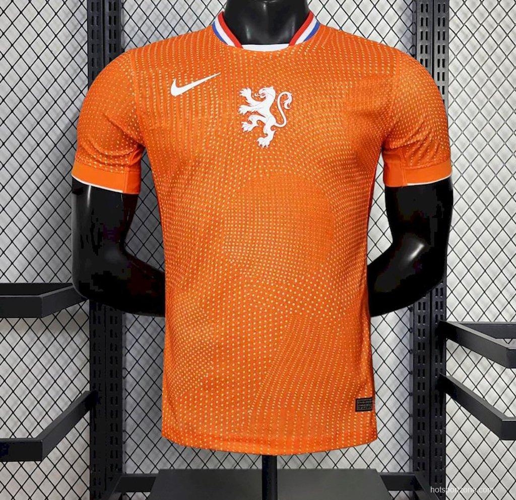 2025 Player Version Mens Netherlands (Women’s Team) Home Jersey
