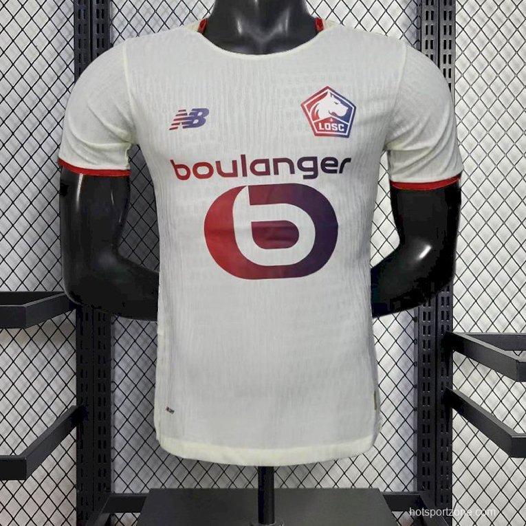 2025/26 Player Version Mens Lille OSC Away Jersey