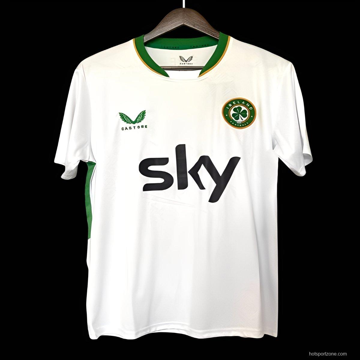 Retro 2024 Ireland Away White Jersey