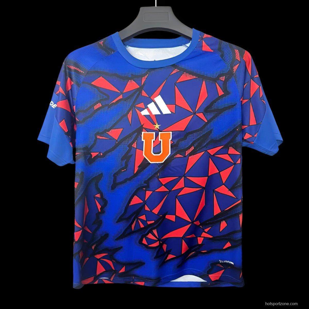 26/27 Club Universidad de Chile Blue Pre-Match Jersey