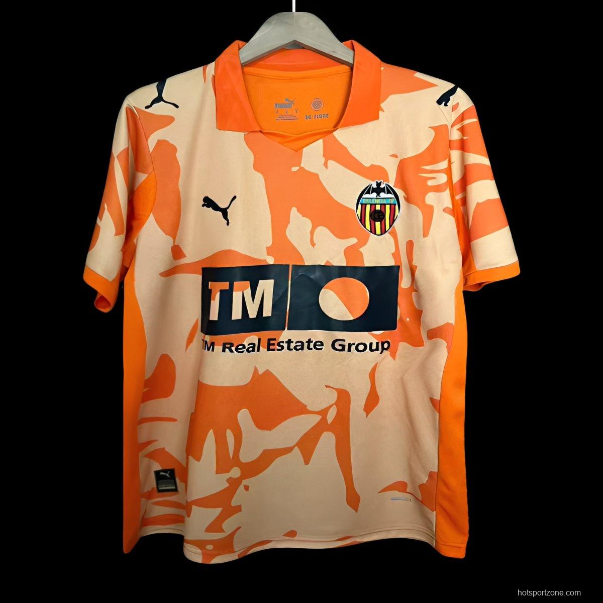 25/26 Valencia Puma Vintage Remake Orange Jersey