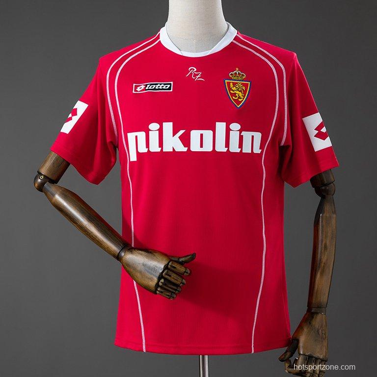 04/05 Zaragoza Away Retro Jersey