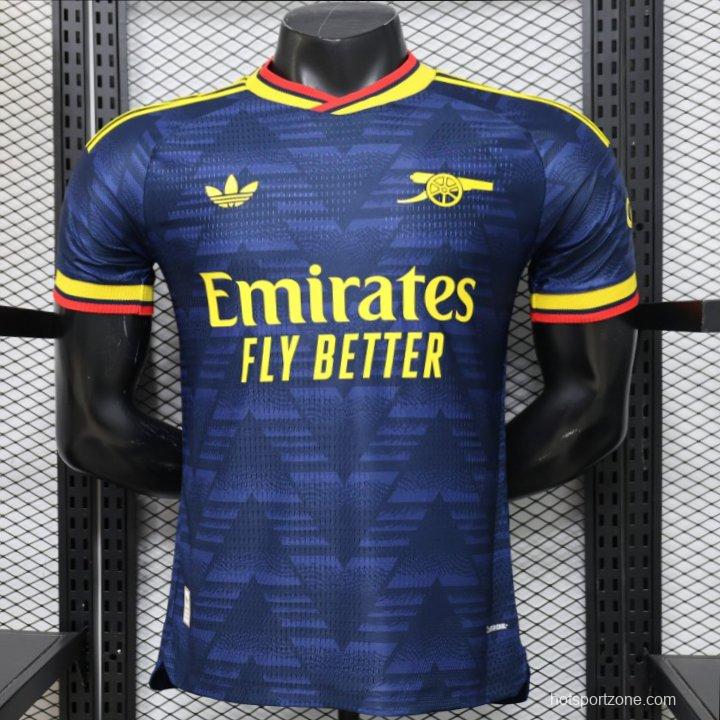 layer Version 26/27 Arsenal Navy Blue with Geometric Pattern Third Jersey