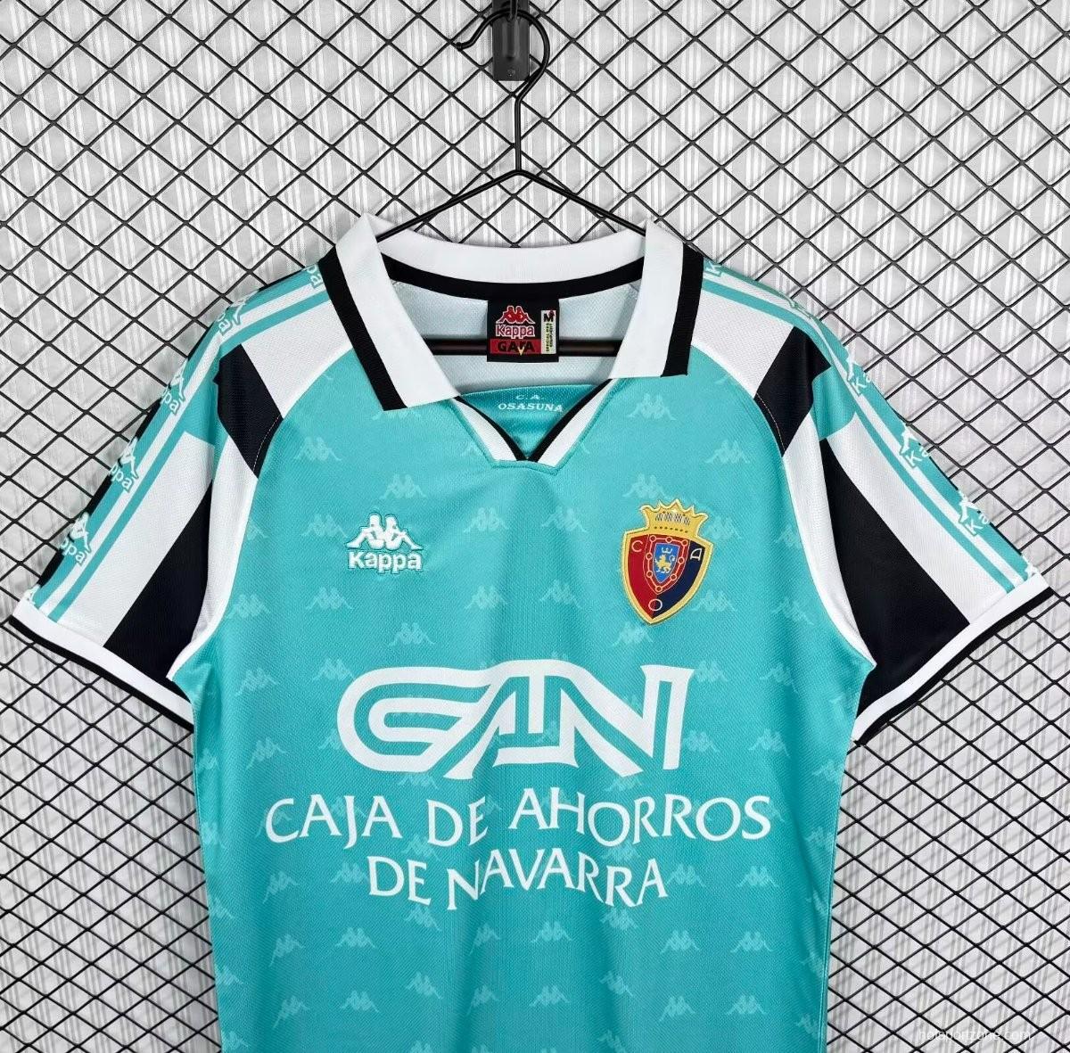 Retro 95/96 Osasuna Away Blue Jersey