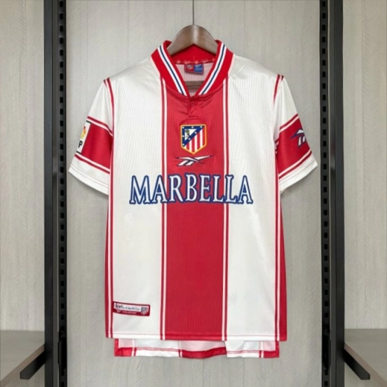 1999/00 Retro Atletico Madrid Home Jersey