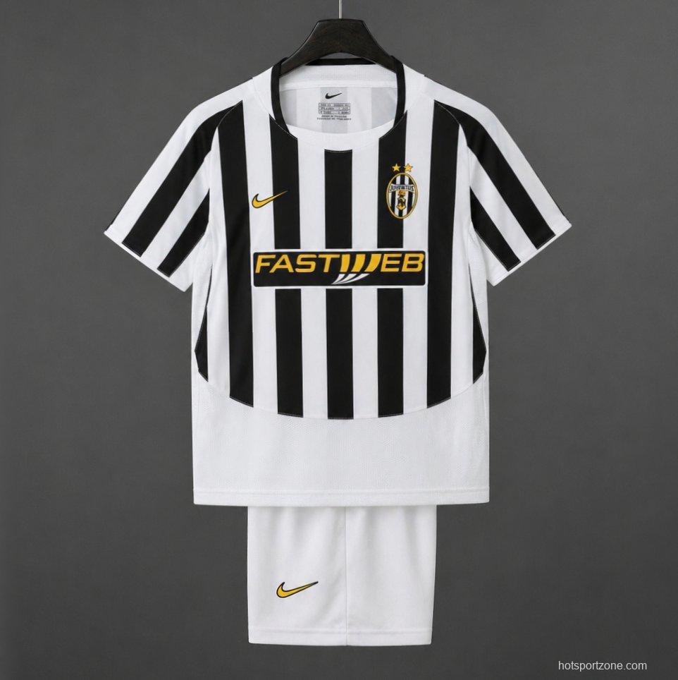 Retro 03/04 Kids Juventus Home Jersey