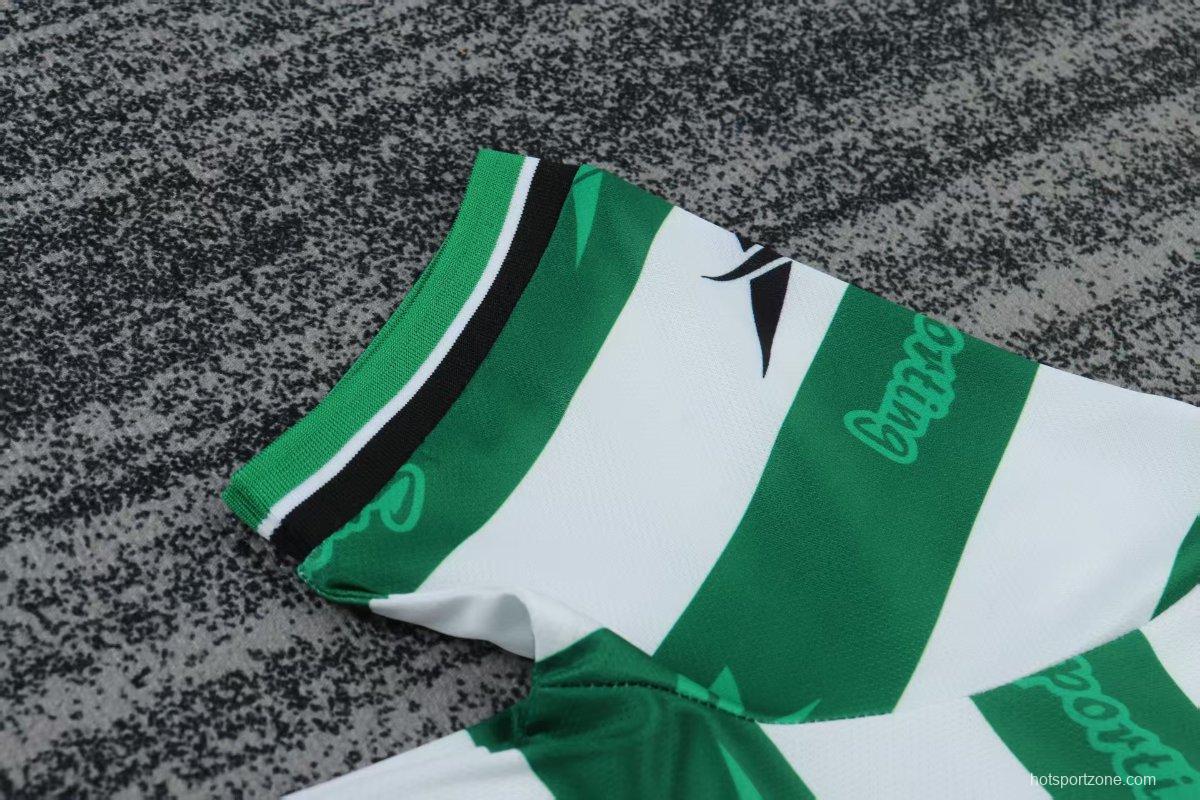 Retro 99/00 Kids Sporting Lisbon Home Jersey